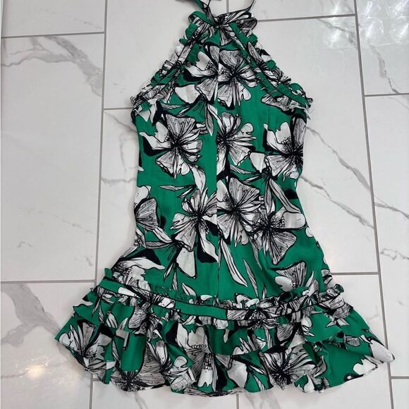 NEW ALEXIS Erika Dress in Emerald Floral Sz M NWOT - Picture 9 of 10